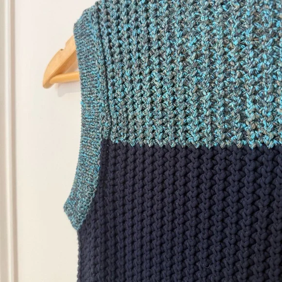 Rag & Bone Carmen V-Neck Sleeveless Knit Colorblock Pullover Vest XS - Picture 6 of 8